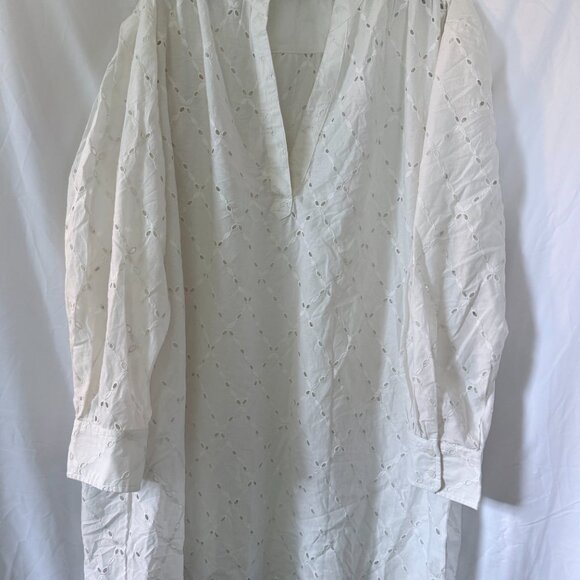 Banana Republic White Eyelet Tunic – Women’s XXL - Picture 1 of 2